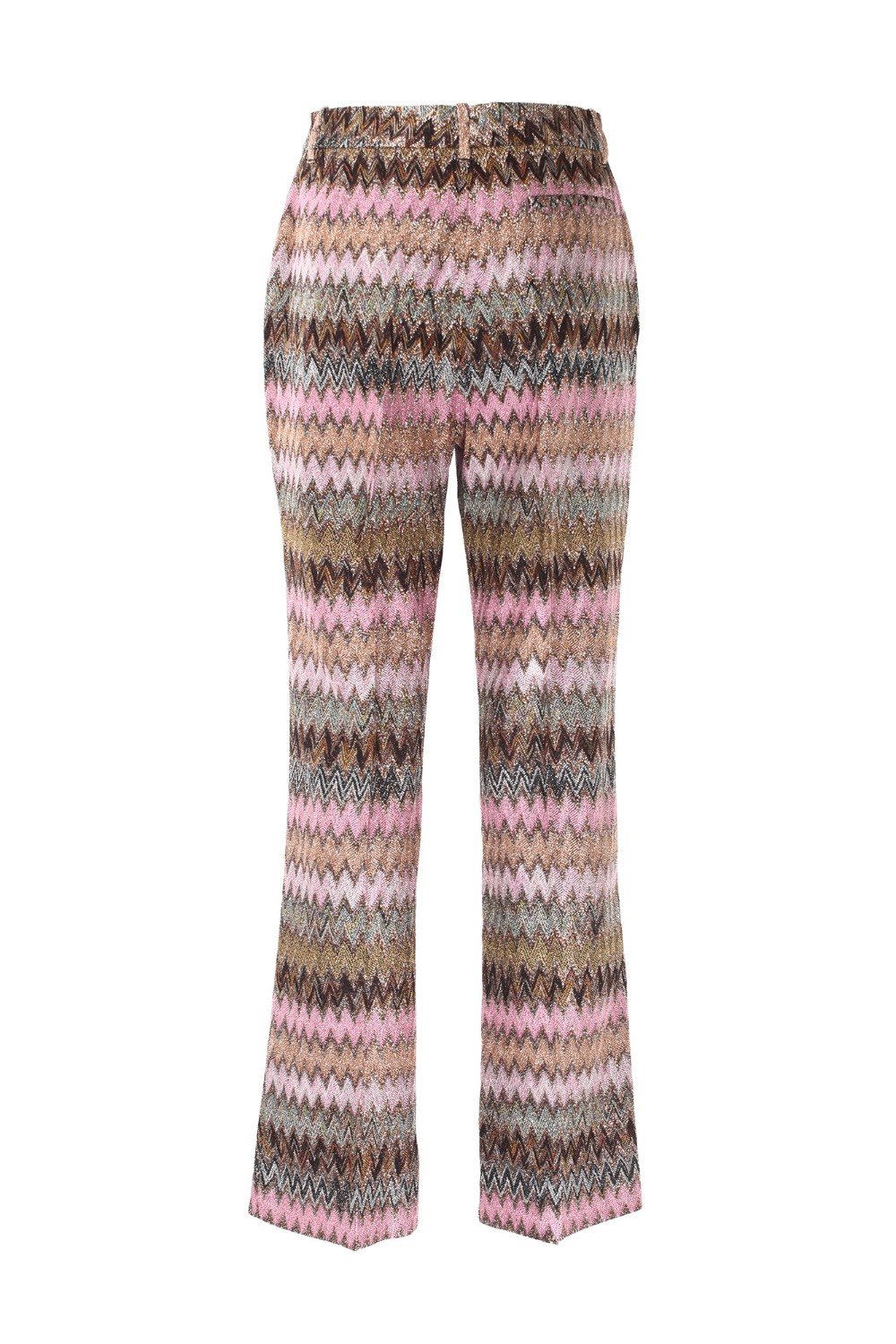 shop MISSONI  Pantalone: Missoni pantaloni dritti con motivo greca zig zag lamé.
Pantaloni svasati.
Elastico in vita.
Motivo greca zig zag.
Maglia di viscosa lamé.
Composizione: 71% viscosa, 22% fibra metalizzata, 7% poliammide.
Made in Italy.. DS24WI0G BR00YF-S415L number 1402951